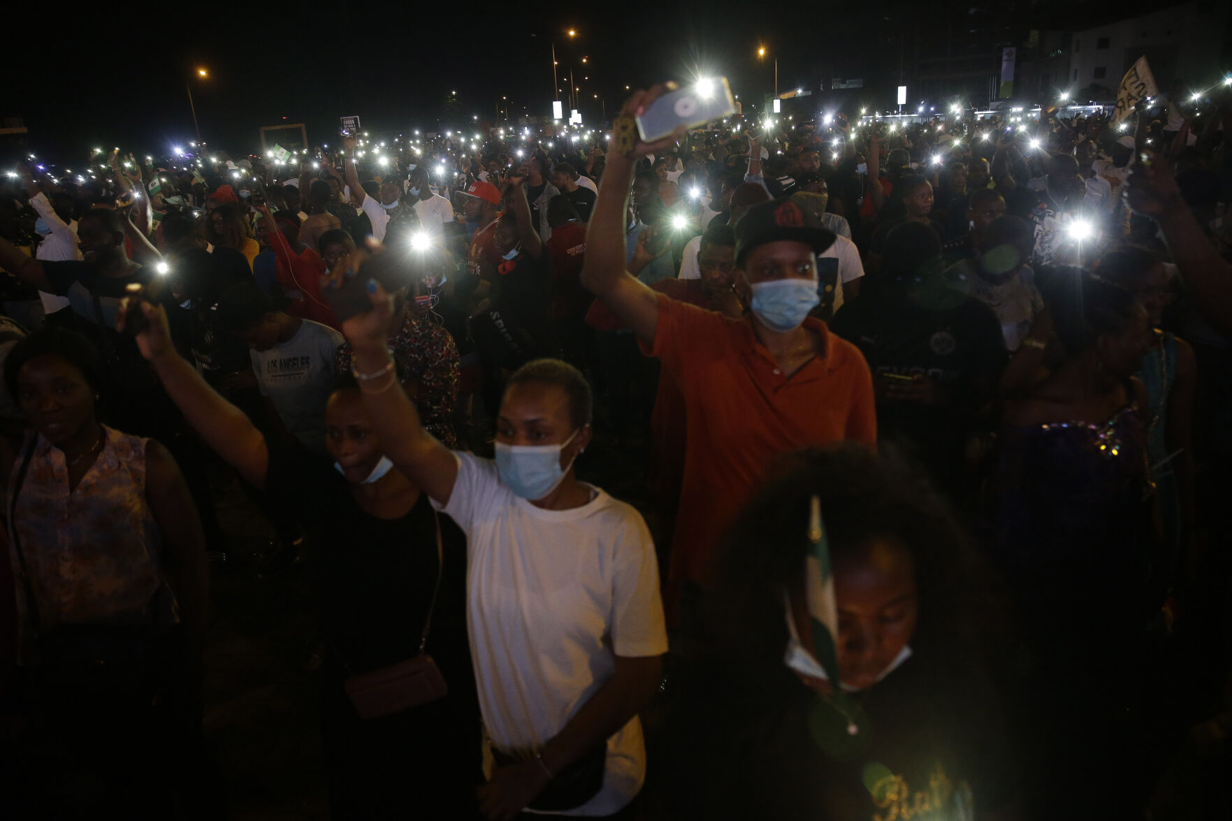 Nigeria Police Protest